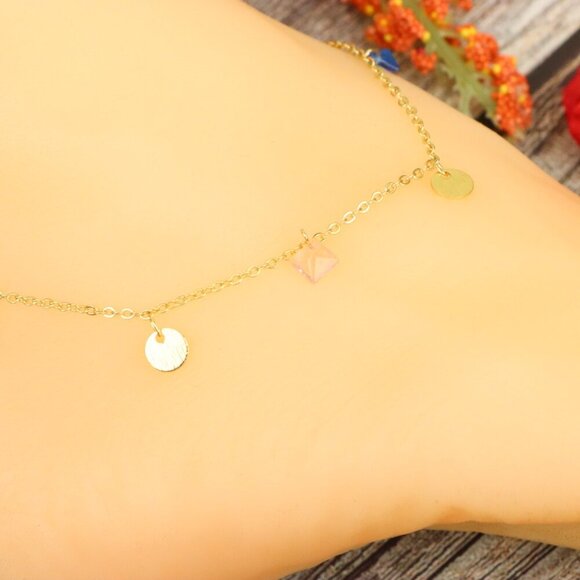 "Elegant Handmade Anklet – Delicate Jewelry for Women, MAR092135 - Picture 9 of 10